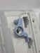 close up of weld on orb with 3d printed fitting jig on engine rocker cover with white background