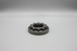 steel oil gears on a white background