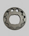 steel oil pump gears with a white background