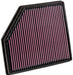 33-2418 K&N Replacement Air Filter, 2006 - 2016 Volvo S60/ XC70/ V70/ S80/ CX60