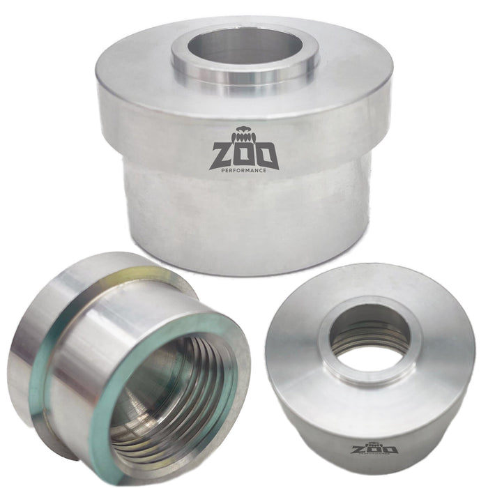 Zoo Performance - -AN Weld on Female Bung - Aluminium (Circle Head)