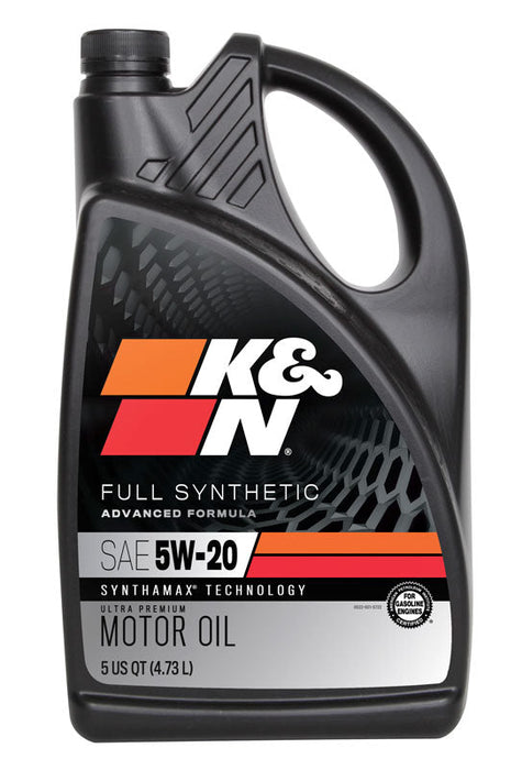 104101 K&N Oil; 5W-20 K&N Full Synthetic Motor Oil, 5 Quart