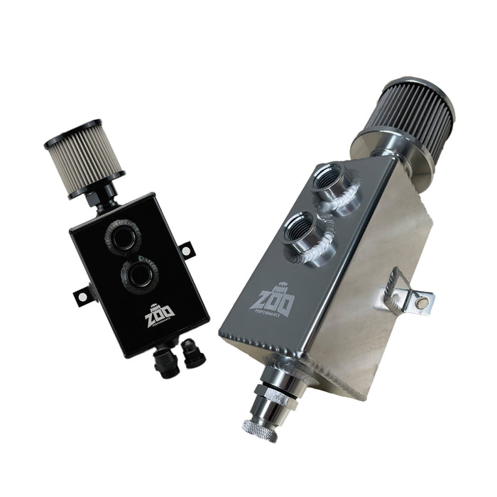 Zoo Performance - 1 Litre Aluminium Catch Cans with drain tap