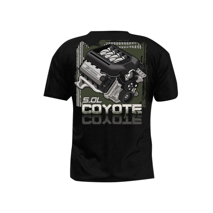 Zoo Performance - Ford Coyote Engine Graphic  T-Shirt