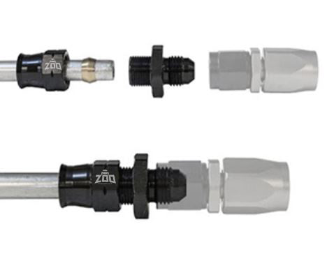 Zoo Performance - 600 Series Hardline 90 Deg Male AN Hose Fitting