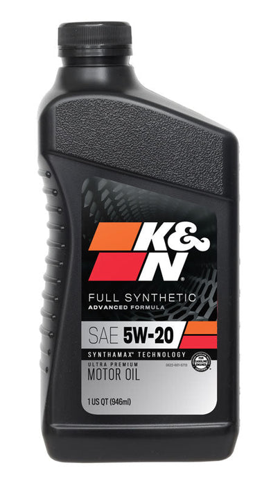 104104 K&N Oil; 5W-20 K&N Full Synthetic Motor Oil, Quart