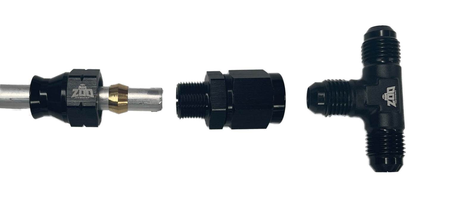 Zoo Performance - 600 Series Hardline 45 Deg Female AN Hose Fitting