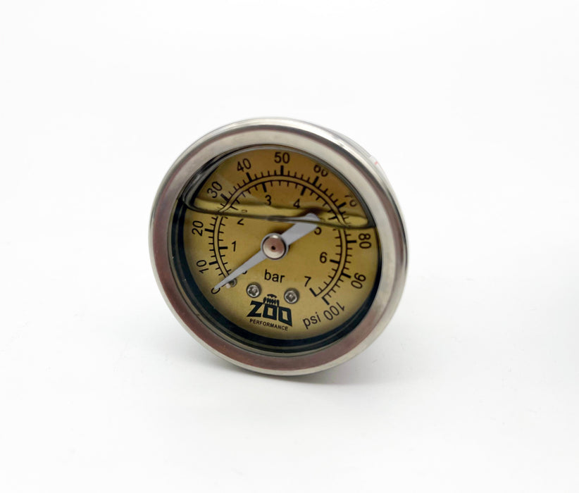 Zoo Performance - Fuel Pressure Gauge - 100PSI