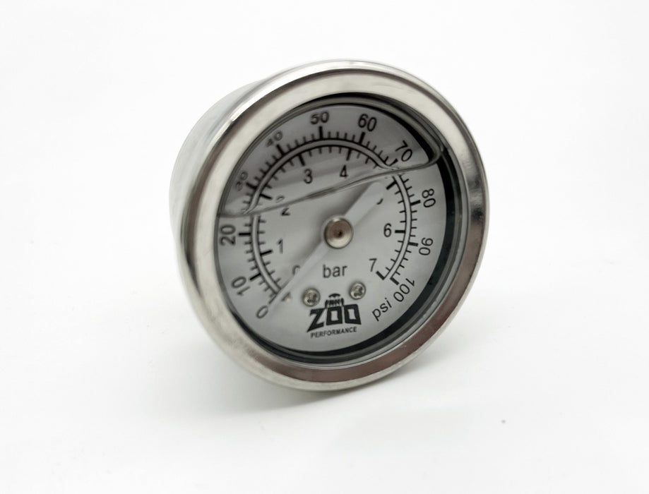 Zoo Performance - Fuel Pressure Gauge - 100PSI