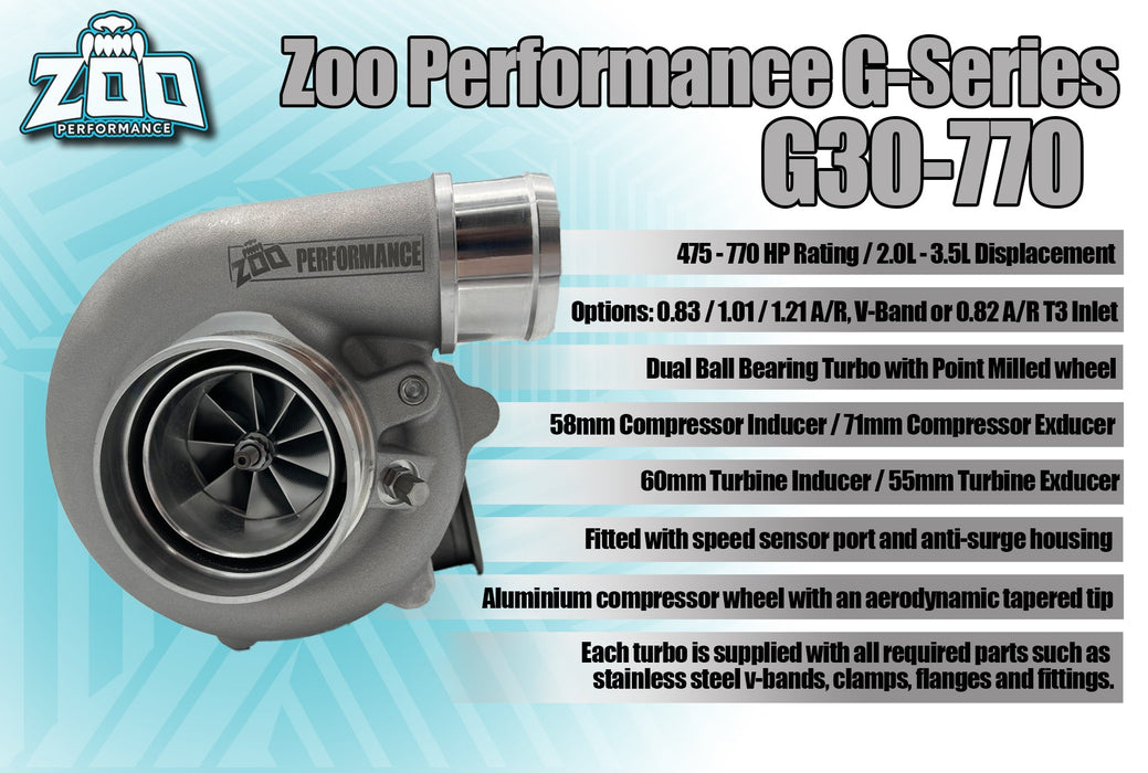 Zoo Performance - G30-770HP Series 58mm Turbo