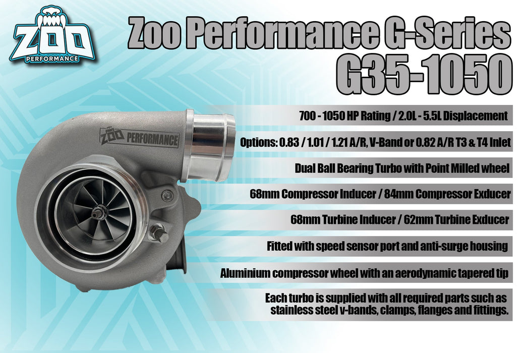 Zoo Performance - G35-1050HP Series 68mm Turbo