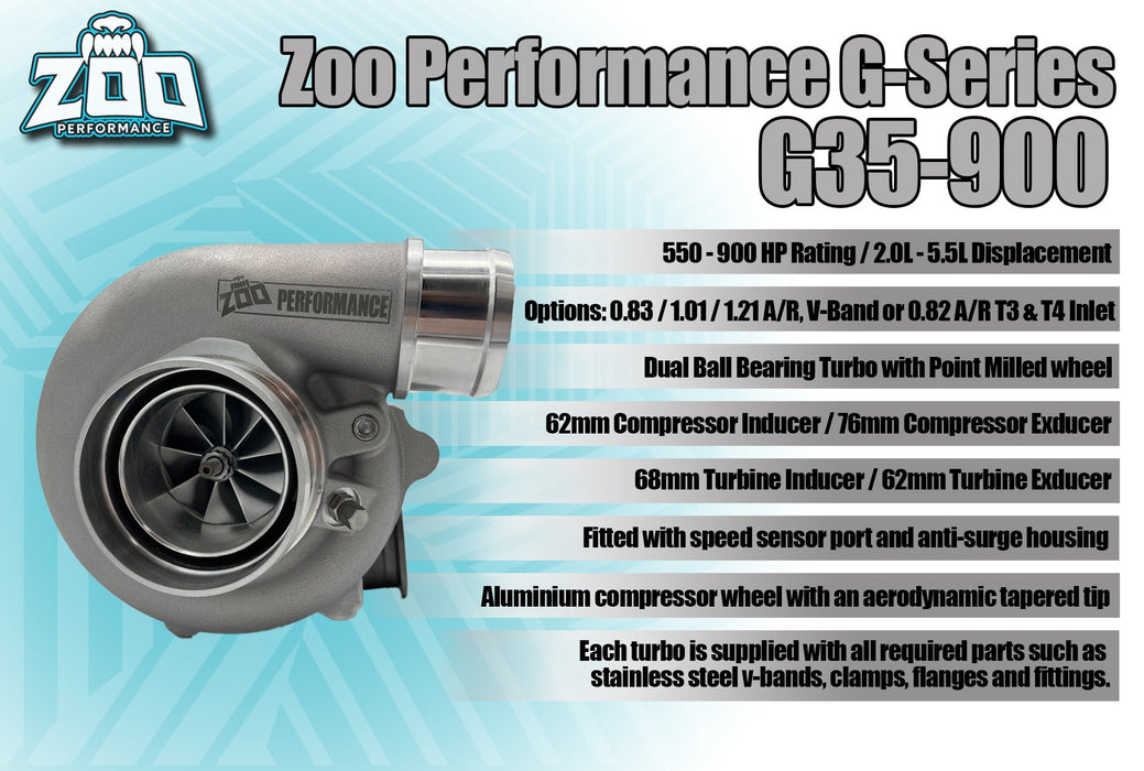Zoo Performance - G35-900HP Series 62mm Turbo