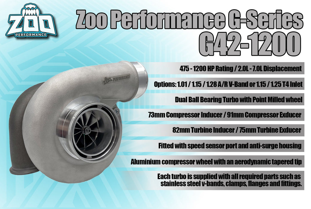 Zoo Performance - G42-1200HP Series 73mm Turbo