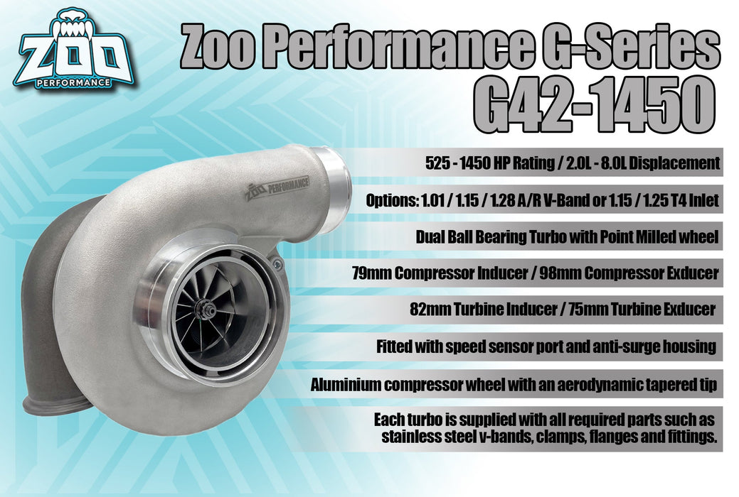 Zoo Performance - G42-1450HP Series 79mm Turbo