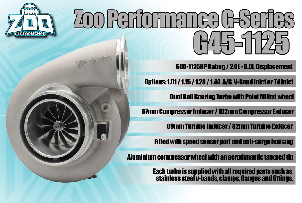Zoo Performance - G45-1125HP Series 67mm Turbo