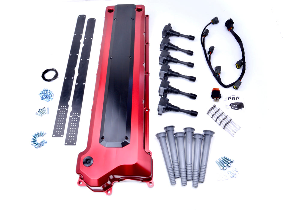 Platinum Racing Products - Billet Rocker Cover and Integrated Coil kit - Nissan TB48