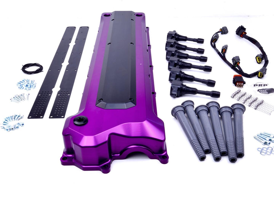 Platinum Racing Products - Billet Rocker Cover and Integrated Coil kit - Nissan TB48