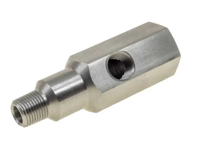 SS Oil Pressure Tee/Gauge Adapter 1/4" NPT