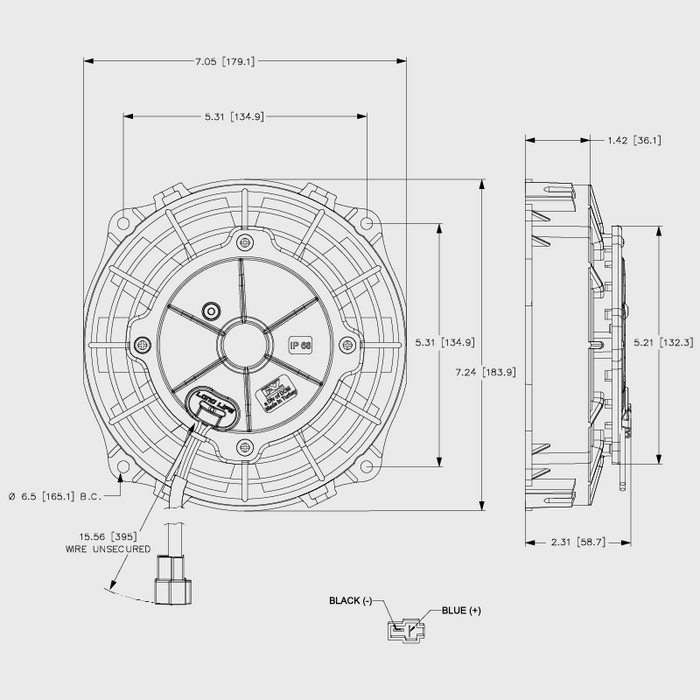 Maradyne 7In Champion Series 12V Fan