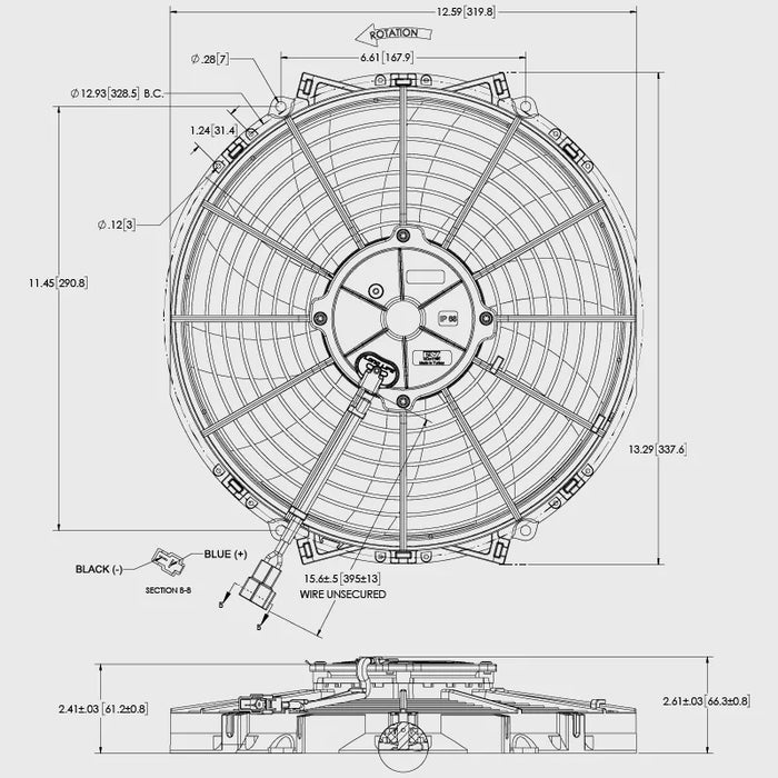 Maradyne 12In Champion Series 12V Fan 130W
