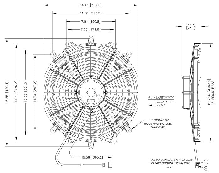 Maradyne 14In Champion Series 12V Fan