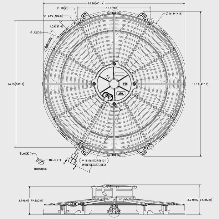 Maradyne 16In Champion Series 12V Fan