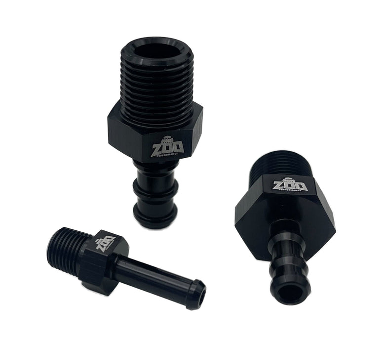 Zoo Performance - NPT to Metric Barb Adaptor