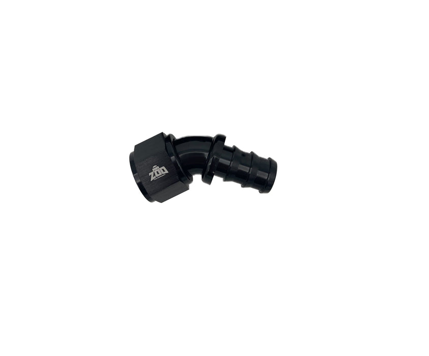 Zoo Performance - 400 Series 45 Deg Hose Ends (Push Lock)