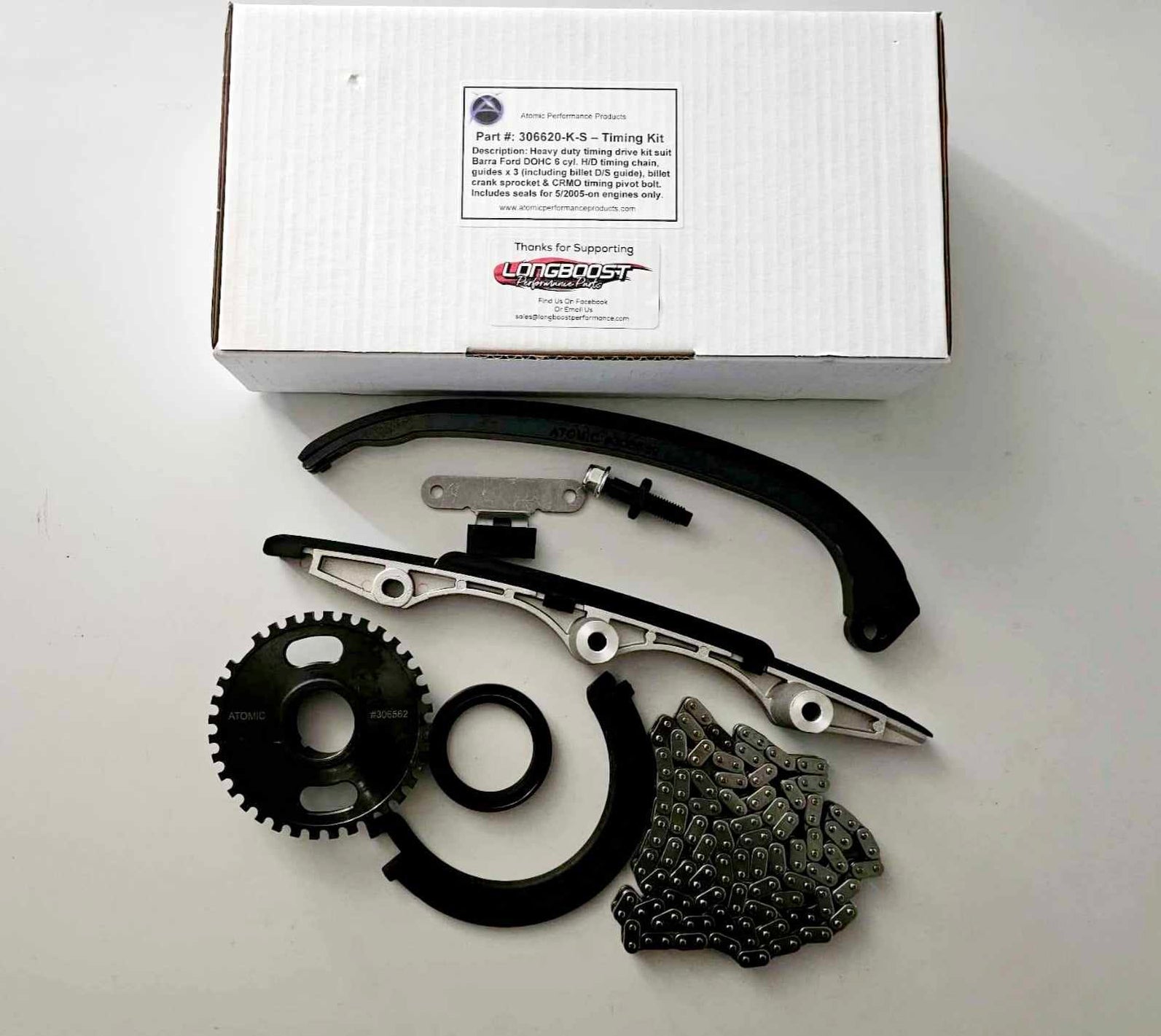 Atomic Heavy Duty Ford Barra Timing Kit — LongBoost Performance Parts