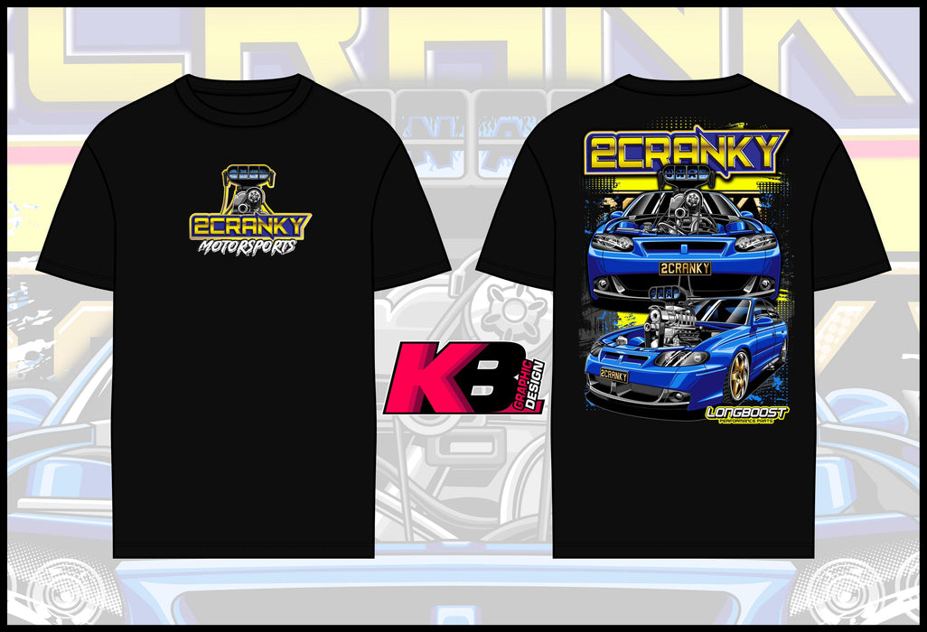 LongBoost Performance "2Cranky Motorsports" T-shirt