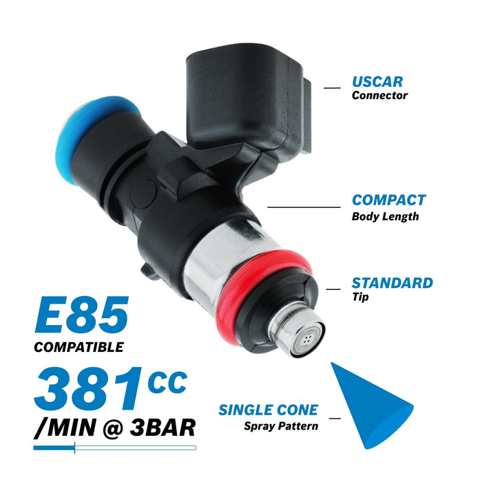 Bosch 381cc Short 14mm Injector (6.0L/6.2L LS Replacement)