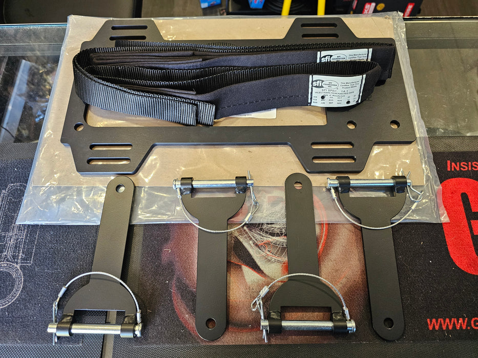 RAMJET BLOWER RESTRAINT KIT 6HOLE ADJUSTABLE SFI 14.1 — LongBoost