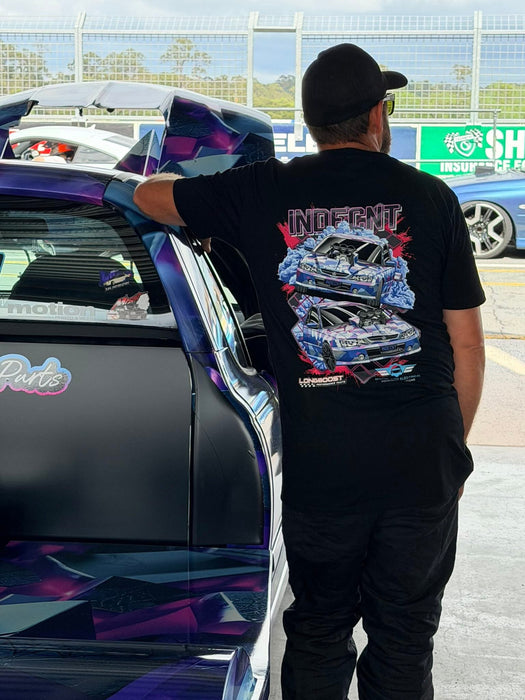 LongBoost Performance Parts INDECNT Pro Burnout Car T-Shirt