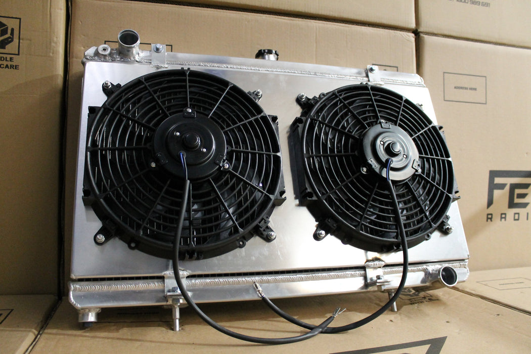 Nissan S13/180SX SR20DET Full Alloy Performance Radiator & Fan Shroud Kit GEN II.
