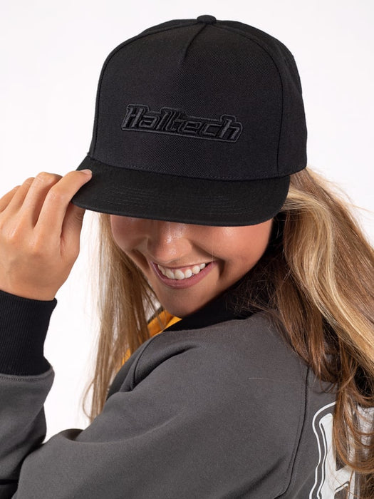 Haltech Snap Back Black on Black
Size: One size fits all.