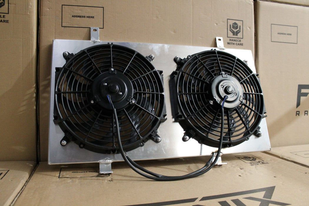 Nissan S13/180SX SR20DET Full Alloy Performance Radiator & Fan Shroud Kit GEN II.