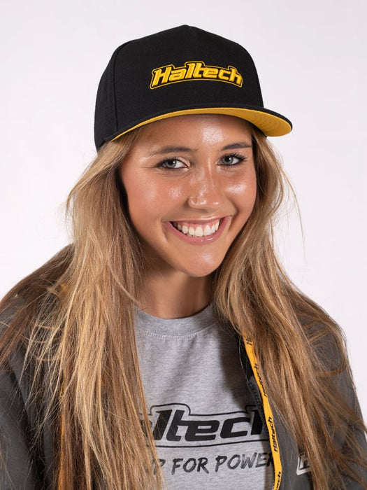 Haltech Snapback Cap Black with Yellow Logo
Size: One size fits all