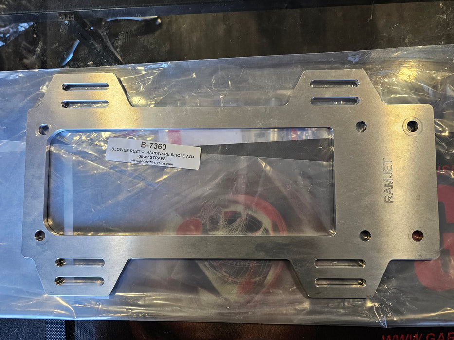 RAMJET BLOWER RESTRAINT KIT 6HOLE ADJUSTABLE SFI 14.1 — LongBoost