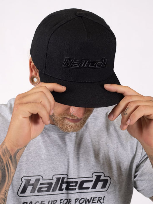 Haltech Snap Back Black on Black
Size: One size fits all.