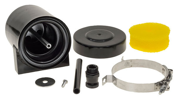 1L Breather Tank With Drain Tap - Straight Ports