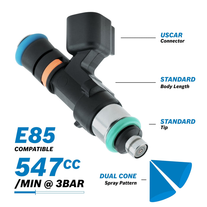 Bosch 550cc 3/4 Length 14mm Uscar Connector