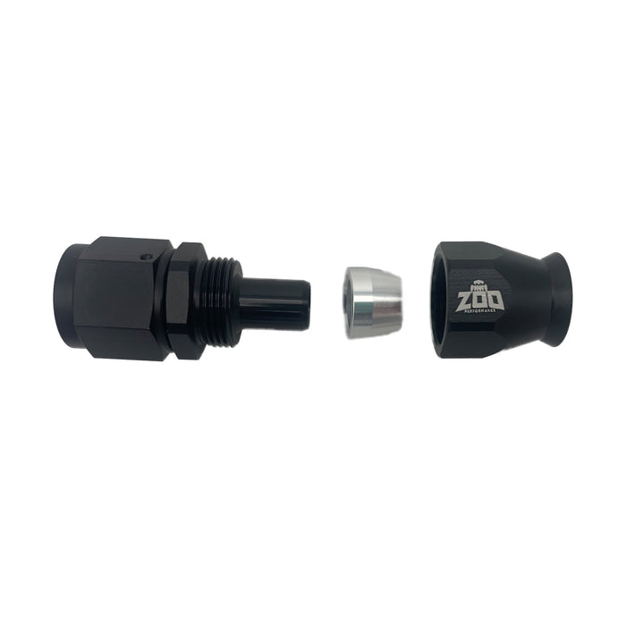 Zoo Performance - 200 Series PTFE Straight Hose Ends (Teflon)