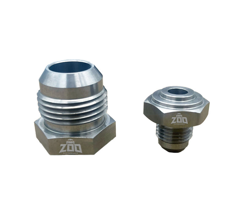 Zoo Performance - AN WELD ON BUNG MALE STAINLESS STEEL - HEXAGON HEAD