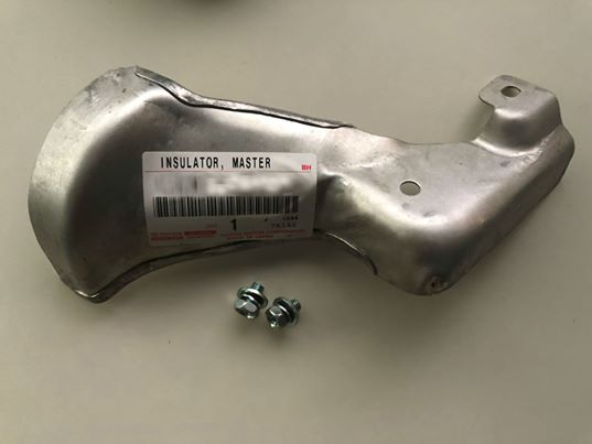 Genuine Toyota JZA80 MKIV Supra 6 Speed Clutch Master Heat Shield (w/screws) - 31464-24020