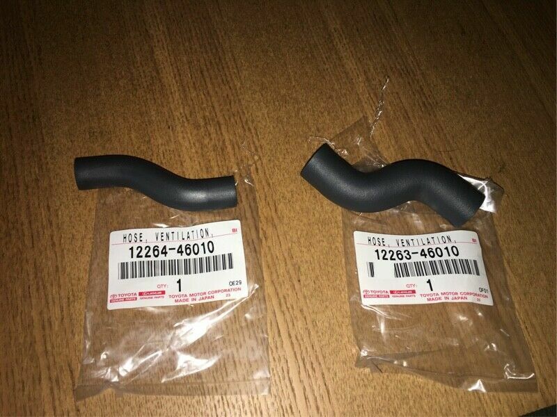 Genuine Toyota 2JZGTE Crankcase Breather Hoses - 12263-46010 & 12264-46010