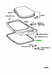 Genuine Toyota JZA80 Supra Rear Hatch Inside Weatherstrip - 67881-14130