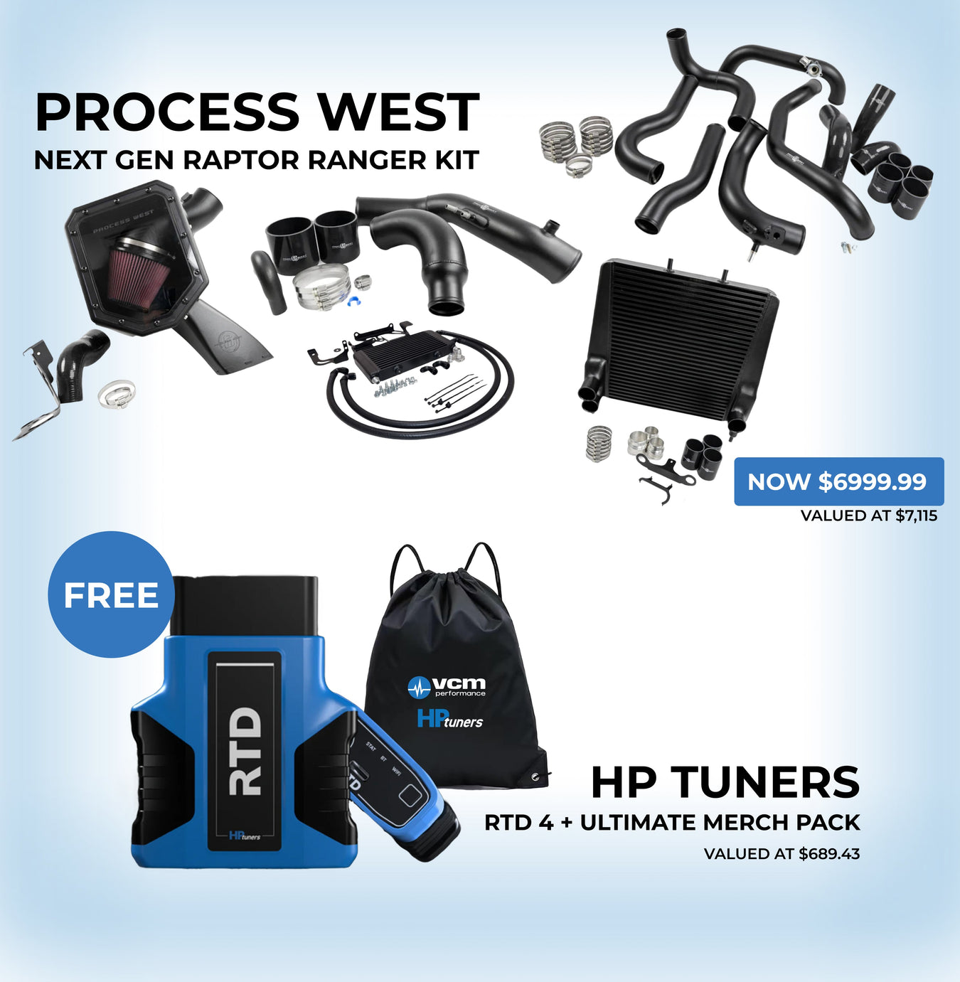 VCM Ultimate Ranger Raptor Process West (black) & RTD4 Bundle