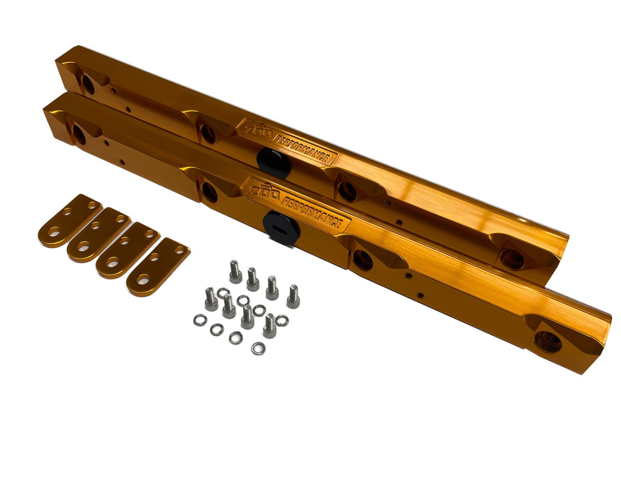 Zoo Performance - LS2 FUEL RAILS  (GOLD, BLACK, SILVER)