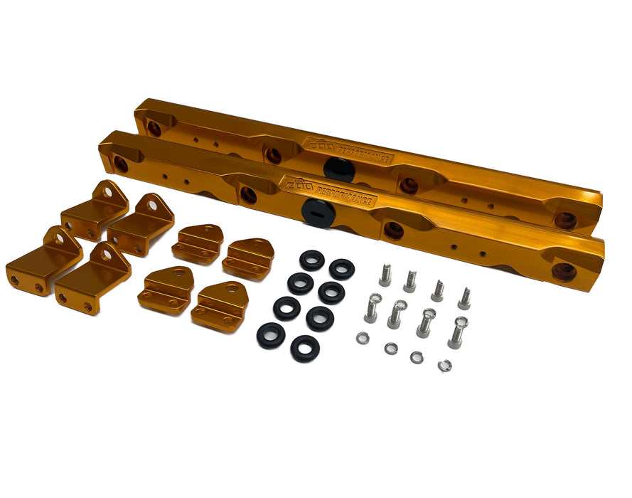Zoo Performance - LS3 FUEL RAILS  (GOLD, BLACK, SILVER)