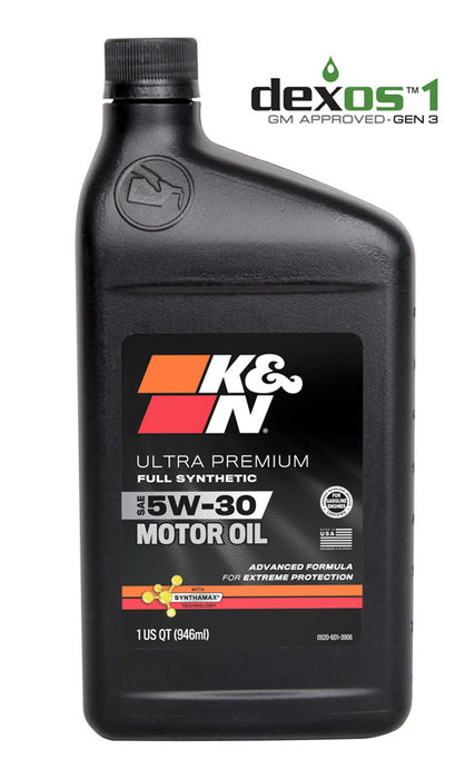 K&N - 104093 K&N Oil; 5W-30 K&N Synthetic Motor Oil, Quart